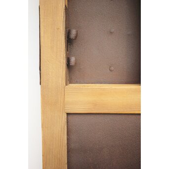 鉄金具 白木格子蔵戸　W052YD 