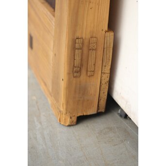 鉄金具 白木格子蔵戸　W052YD 