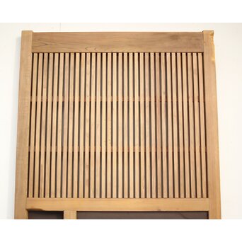 鉄金具 白木格子蔵戸　W052YD 