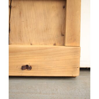 鉄金具 白木格子蔵戸　W052YD 