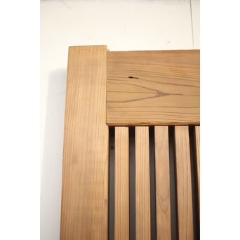 鉄金具 白木格子蔵戸　W052YD 