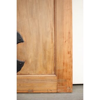 重量級 一枚板欅蔵戸　W053 