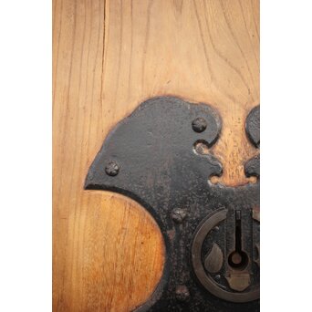 重量級 一枚板欅蔵戸　W053 