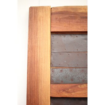 重量級 一枚板欅蔵戸　W053 