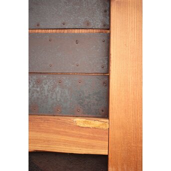 重量級 一枚板欅蔵戸　W053 