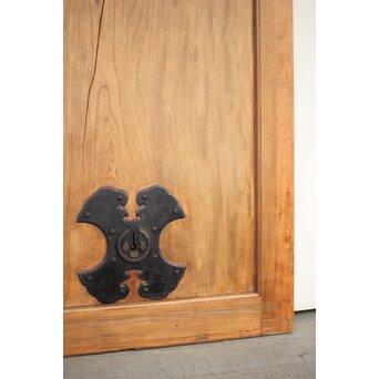 重量級 一枚板欅蔵戸　W053 