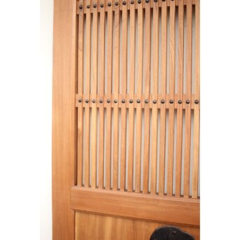 白木格子蔵戸　W054Y 