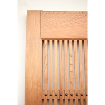 白木格子蔵戸　W054Y 