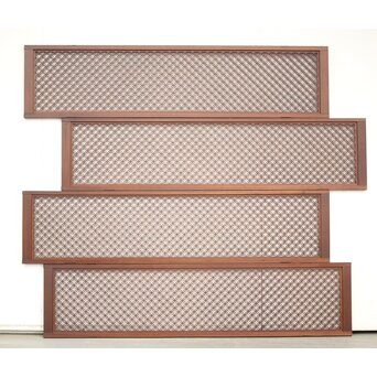 七宝組子欄間 4枚1組　R0145