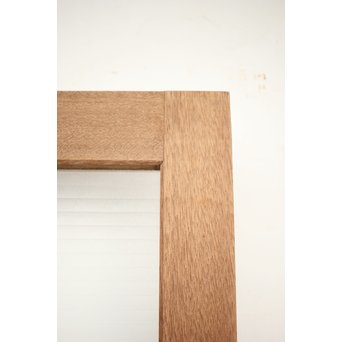 幅広 銀モールガラスの市松模様デザイン建具 2枚1組　GD0095 