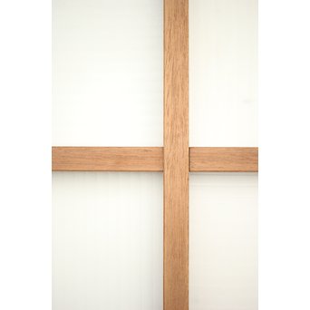 幅広 銀モールガラスの市松模様デザイン建具 2枚1組　GD0095 