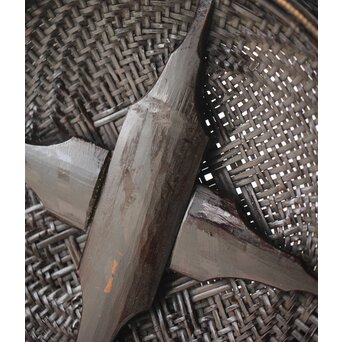 唐物牡丹籠写 手付宮島籠 六兵衛作 竹篭　U274 