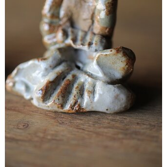 青木木米造か 十六羅漢造 置物 三体　P321 