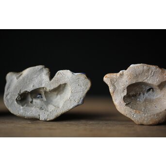 青木木米造か 十六羅漢造 置物 三体　P321 