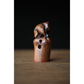 狸 在銘 竹根印材　U275 