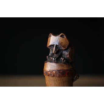 狸 在銘 竹根印材　U275 