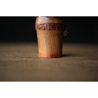 狸 在銘 竹根印材　U275 