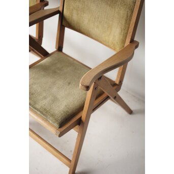 飛騨産業 オールドキツツキ 折りたたみ椅子 2脚　T448 