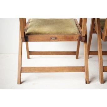 飛騨産業 オールドキツツキ 折りたたみ椅子 2脚　T448 