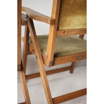 飛騨産業 オールドキツツキ 折りたたみ椅子 2脚　T448 