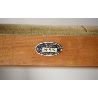 飛騨産業 オールドキツツキ 折りたたみ椅子 2脚　T448 