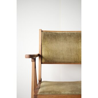 飛騨産業 オールドキツツキ 折りたたみ椅子 2脚　T448 