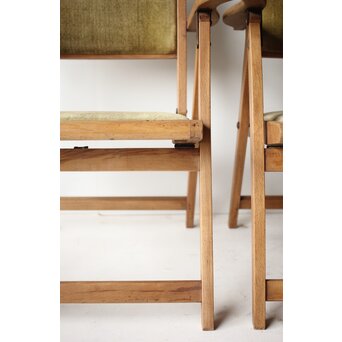 飛騨産業 オールドキツツキ 折りたたみ椅子 2脚　T448 