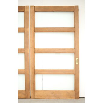 ゆらゆらガラス戸 4枚1組　GD0096Y 