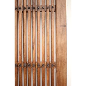 総欅格子蔵戸　W058Y 