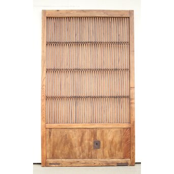 総欅格子蔵戸　W058Y