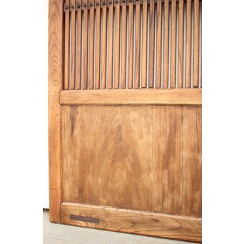 総欅格子蔵戸　W058Y 