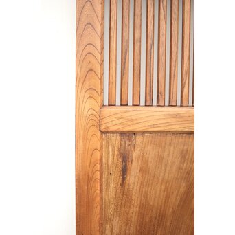 総欅格子蔵戸　W058Y 