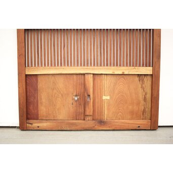 総欅格子蔵戸　W058Y 