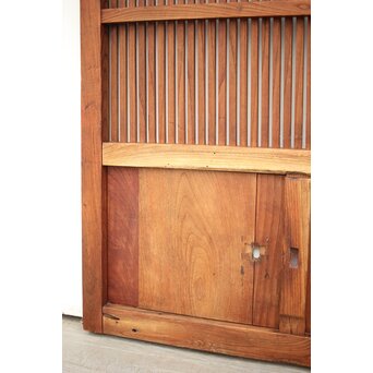 総欅格子蔵戸　W058Y 