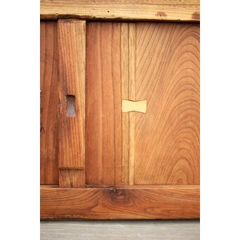 総欅格子蔵戸　W058Y 