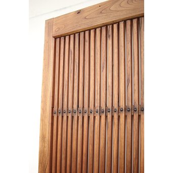 総欅格子蔵戸　W058Y 