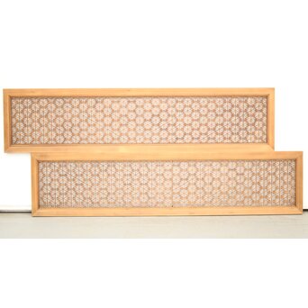 組子欄間 2枚1組　R0146 