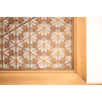 組子欄間 2枚1組　R0146 