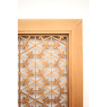 組子欄間 2枚1組　R0146 