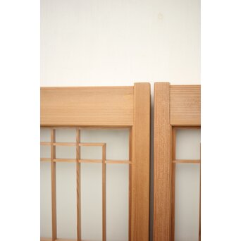 両面ガラス 組子書院 4枚1組　R0147 