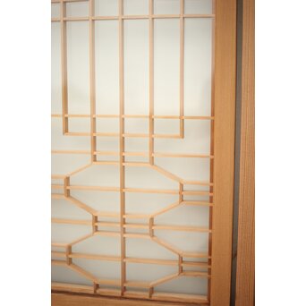 両面ガラス 組子書院 4枚1組　R0147 