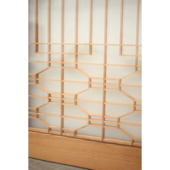 両面ガラス 組子書院 4枚1組　R0147 