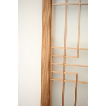 両面ガラス 組子書院 4枚1組　R0147 