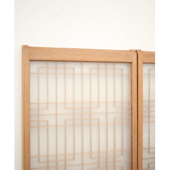 両面ガラス 組子書院 4枚1組　R0147 