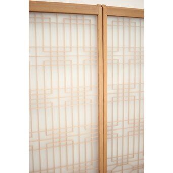 両面ガラス 組子書院 4枚1組　R0147 