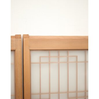 両面ガラス 組子書院 4枚1組　R0147 