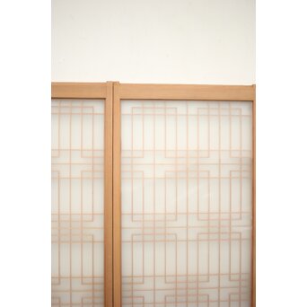 両面ガラス 組子書院 4枚1組　R0147 