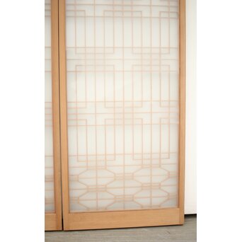 両面ガラス 組子書院 4枚1組　R0147 