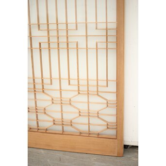 両面ガラス 組子書院 4枚1組　R0147 