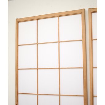上手 両面障子戸 2枚1組　F239 